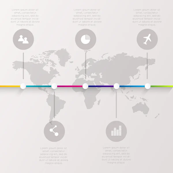 Infografía digital abstracta — Archivo Imágenes Vectoriales