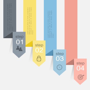 Bilgi grafik iş sunumları için