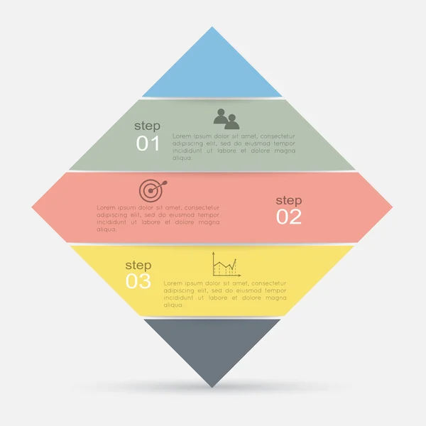 Infographies pour présentations professionnelles — Image vectorielle