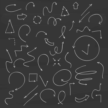 elle çizilmiş ok koleksiyonu