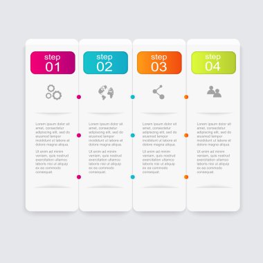 iş Infographic elemanları