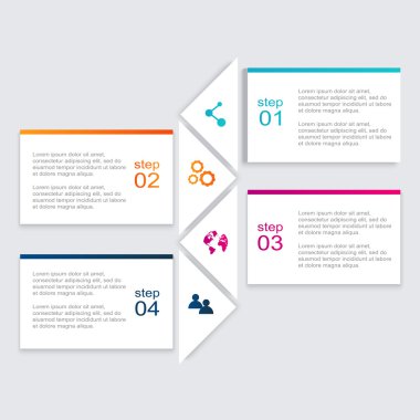 iş Infographic elemanları