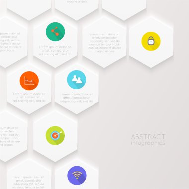 İş sunumları için Infographics