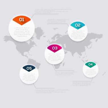 Modern iş tarzı Infographics öğeleri