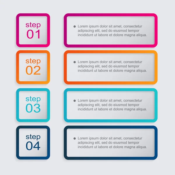 Kleurrijke infographics voor uw zakelijke presentaties — Stockvector