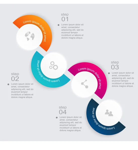 Elementy biznes infographic — Wektor stockowy