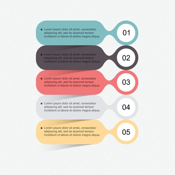 Uppsättning infografiska element — Stock vektor