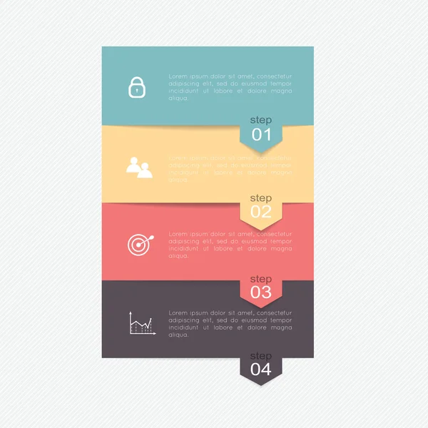 Conjunto de elementos infográficos — Vetor de Stock