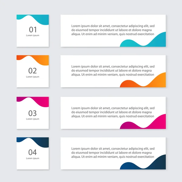 Infografica colorata per presentazioni aziendali — Foto Stock
