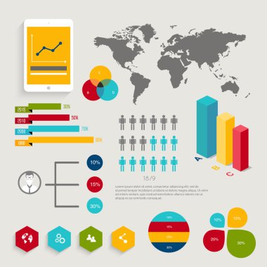 zaman çizelgesi Infographic tasarım şablonları