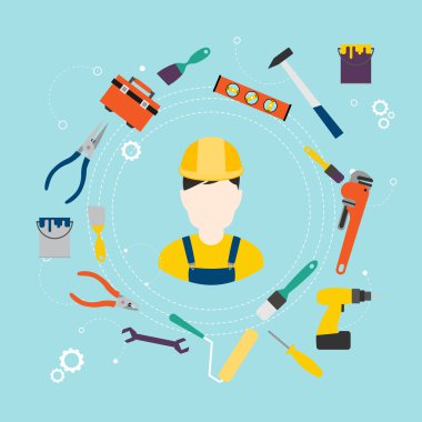 Araçlar simgeler vektör