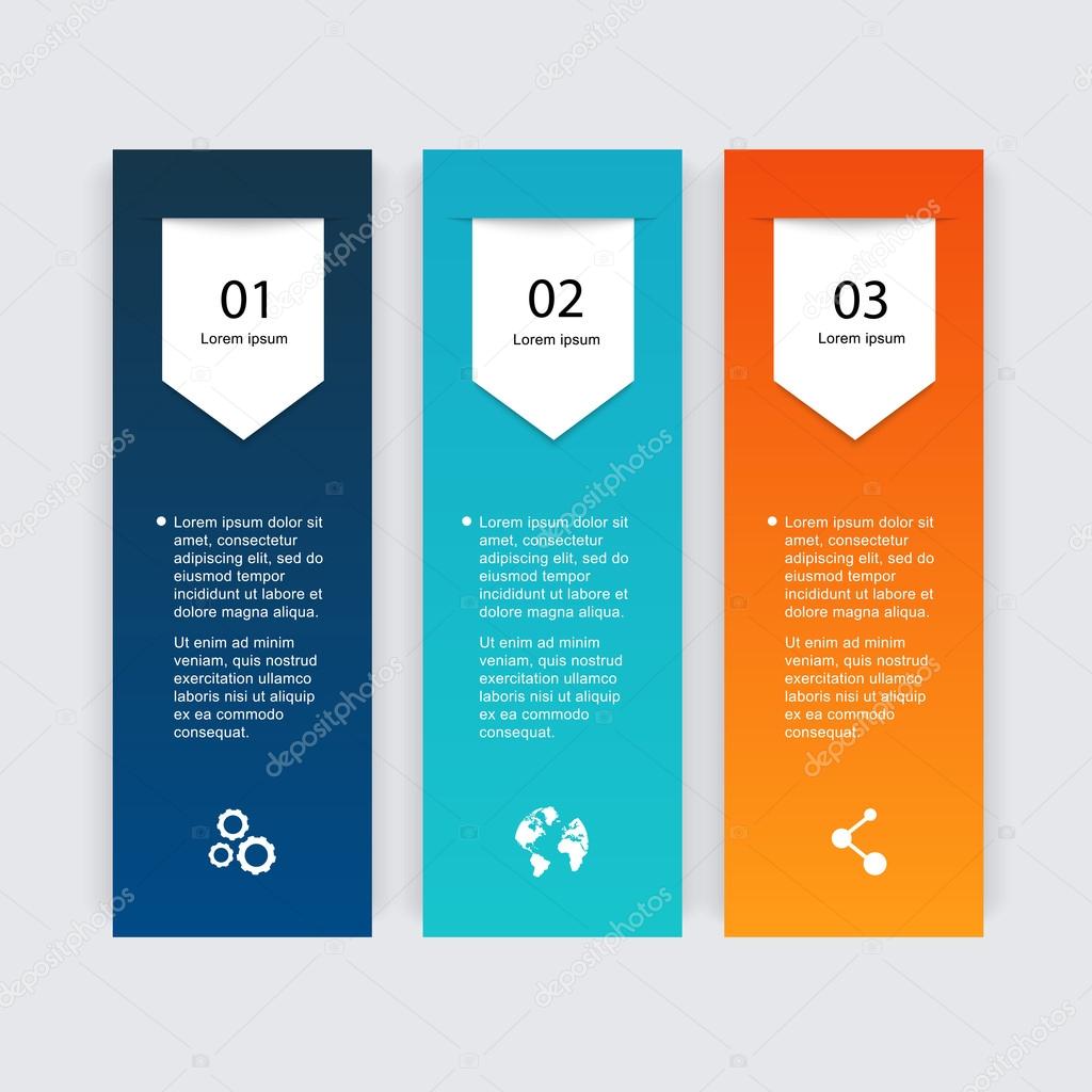 colorful infographics for business presentations