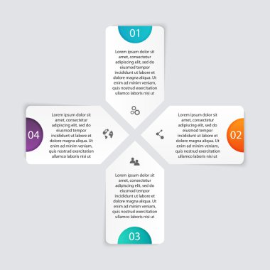 iş sunumları için Infographics