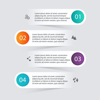 iş sunumları için Infographics