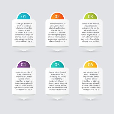 iş sunumları için Infographics