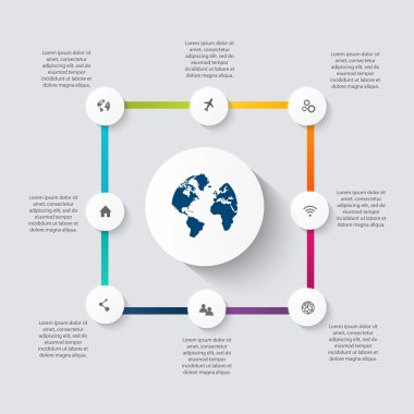 Infographic tasarım şablonları