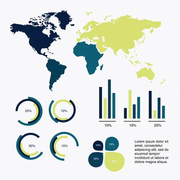 Infographic Design mallar — Stock vektor