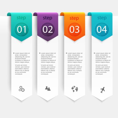 bilgi grafik iş sunularınız için