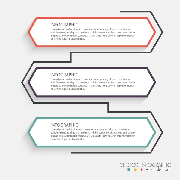 Infografika pro firemní prezentace. — Stockový vektor