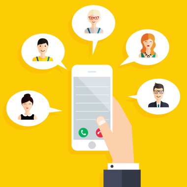 El ele tutuşan akıllı telefon