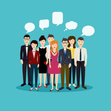 İş adamları ve iş ekip çalışması