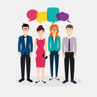 İş adamları ve iş ekip çalışması