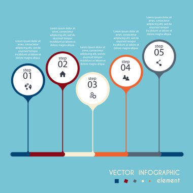 bilgi grafik iş sunularınız için