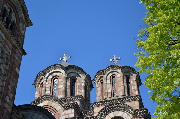 Orthodox Church with Domes — Stock Photo, Image