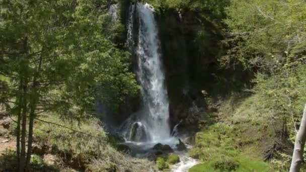 Cascada de Gostilje en Serbia — Vídeos de Stock