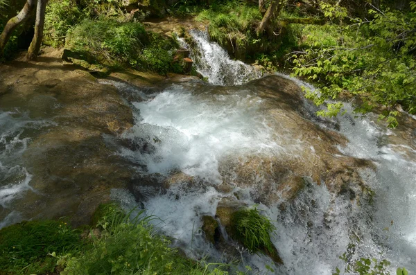 高速山川の泡沫水 — ストック写真