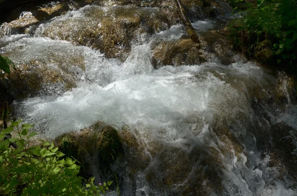 Um detalhe de Mountain River Rapids — Fotografia de Stock