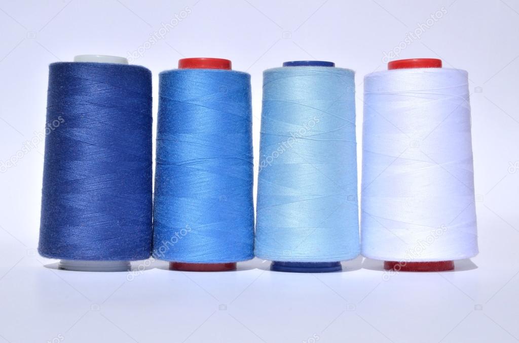 Shades of blue thread Stock Photo by ©Bane.m 85155616