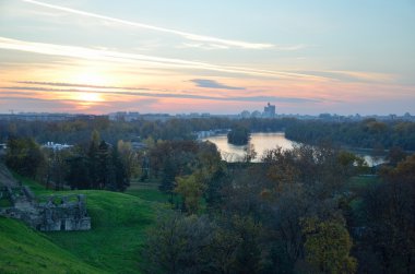 Belgrad'da günbatımı