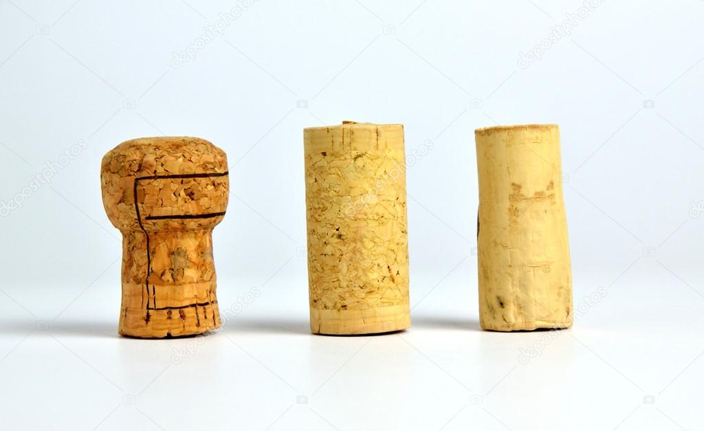 Three Cork Stoppers
