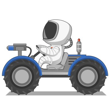 Astronot üzerinde ay rover