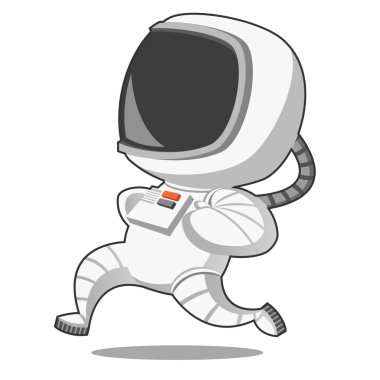 Astronot çalışır