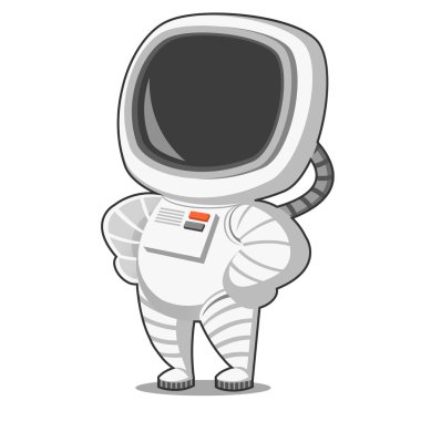 Ayakta astronot