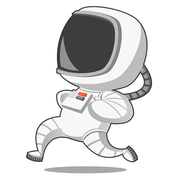 Astronot berjalan - Stok Vektor