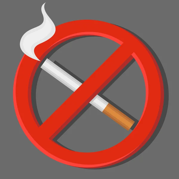 No smoking sign — Stock Vector