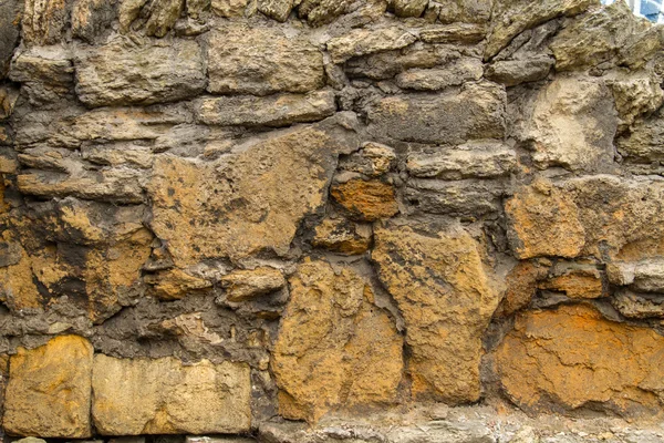 Stenen muur kalksteen — Stockfoto