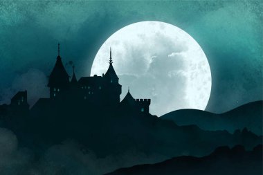 Mutlu cadılar bayramı tema tasarımı vektör çizimi