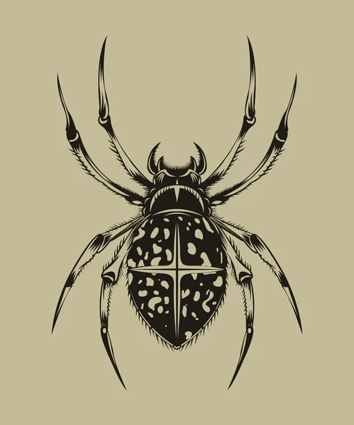 Ilustrace Spider. — 图库矢量图片