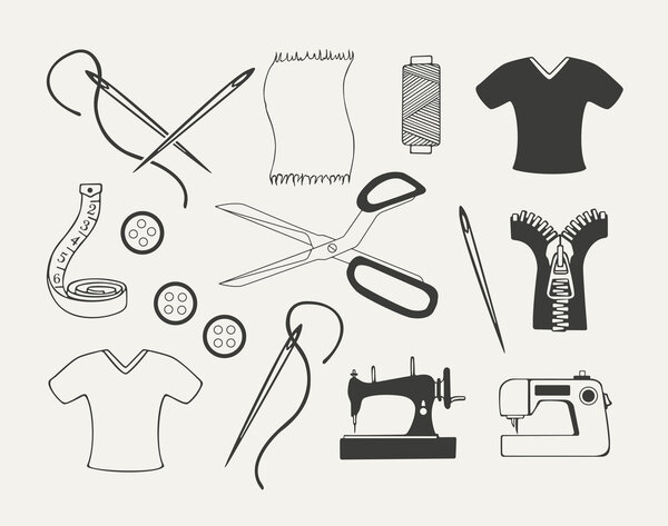 Набор эмблем, значков, этикеток и элементов дизайна
.