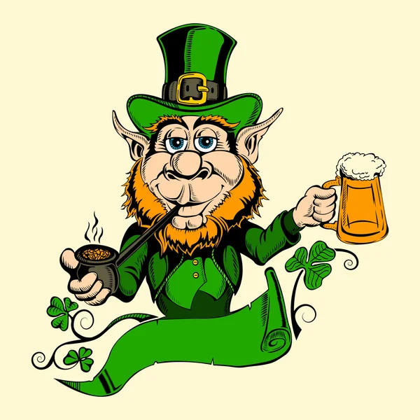 It is image of St. Patrick. — Stock Vector