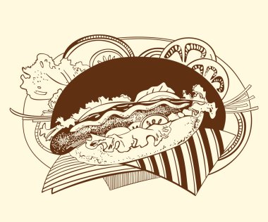 Sosisli bir örnektir. 