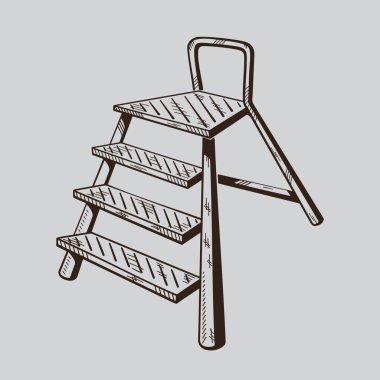 Tek renkli bunlar merdiven bir örnektir.