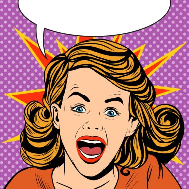 Kız terör ve sevinç çığlık