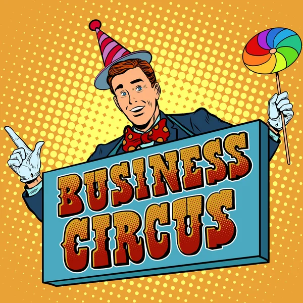 Outdoors de negócios de circo —  Vetores de Stock
