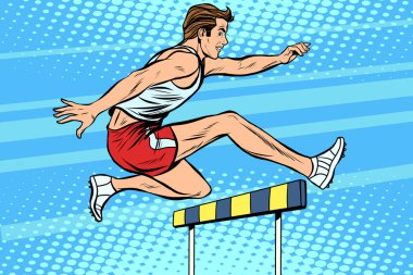 Koşan adam Engelli Atletizm
