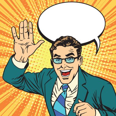 eller büyük iş için yüksek bir beş veren